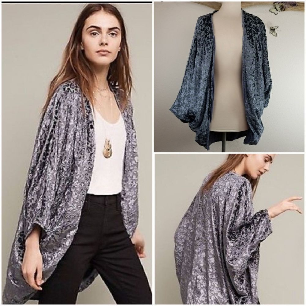 New Anthropologie Feathers by Tolani shrug 1 size